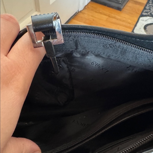 Vintage Gucci Pink and Black Shoulder Bag - Picture 9 of 12